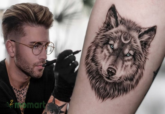 Xăm sói là một trong những ý tưởng kinh điển trong tattoo nghệ thuật