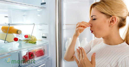 Mùi hôi từ tủ lạnh khiến thực phẩm bị ám mùi