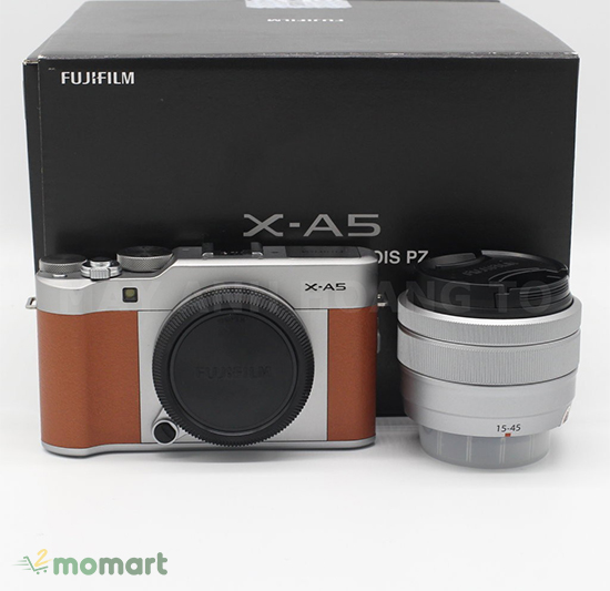 Máy ảnh Fujifilm X-A5 + XC 15-45mm F3.5-5.6 OIS PZ II (Bạc) nhỏ gọn