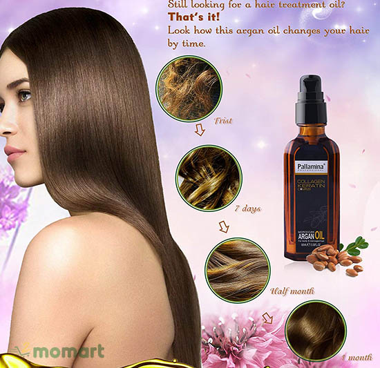 Tinh dầu dưỡng tóc Pallamina Moroccan Argan Oil rất an toàn cho người dùng