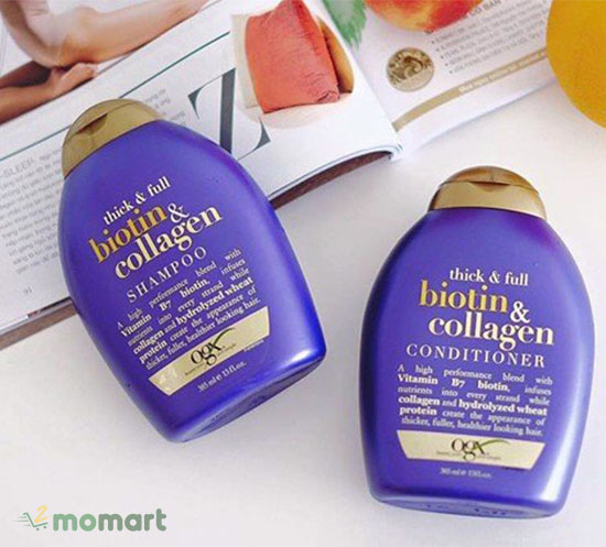  Biotin & Collagen OGX Shampoo giúp tóc luôn óng mượt