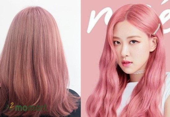 Tóc màu hồng là màu tóc đang hot hiện nay