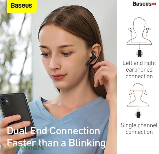 Tai nghe Baseus Encok True Wireless Earphones W05 có nhiều ưu điểm