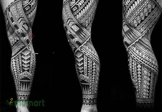 Tattoo những họa tiết bộ lạc kín chân đầy thú vị