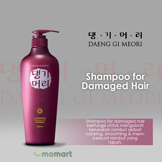 Combo Daeng Gi Meo Ri Shampoo for damaged hair