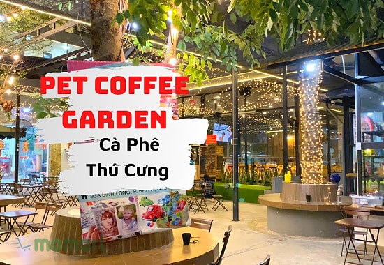Quán cà phê mèo TPHCM Pet Coffee Garden
