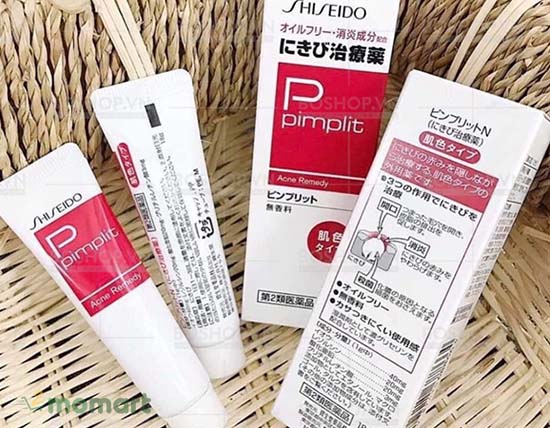 Kem trị mụn Shiseido Pimplit Acne Remedy giúp giảm thâm mụn trên da