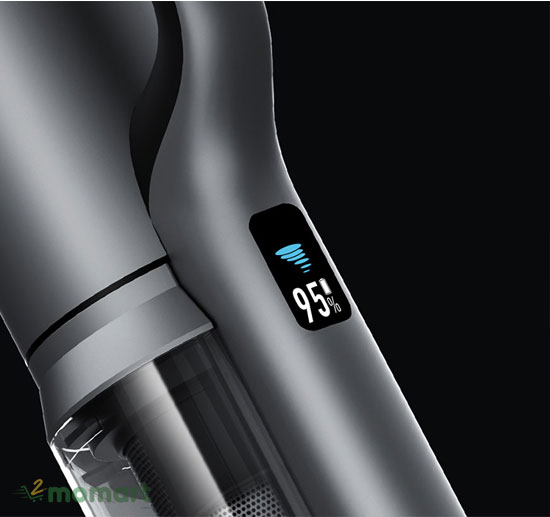 Màn hình của chiếc máy hút bụi Roidmi X30 Pro