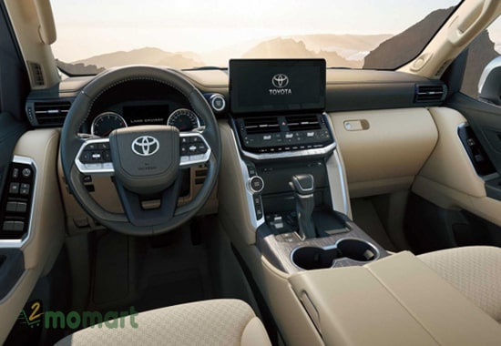 Toyota Land Cruiser trang bị nhiều tiện ích nội thất hiện đại