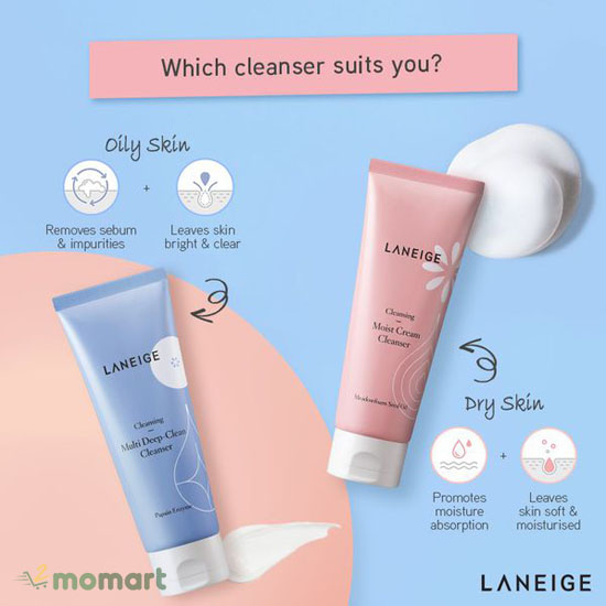 Laneige Cleanser dùng hàng ngày