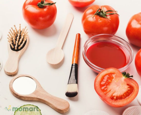 Cà chua có nhiều thành phần chăm sóc làn da