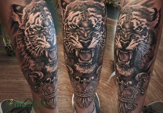 Tattoo sư tử đầy ấn tượng giúp bạn bộc lộ cá tính