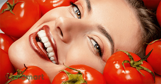 Cà chua là thành phần được đánh giá rất cao trong việc mờ thâm