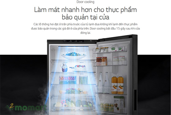 Thực phẩm được bảo quản tốt hơn cùng tủ lạnh LG GR-D405MC
