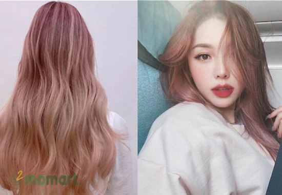 Những mẫu tóc màu nâu khói ánh hồng được yêu thích nhất