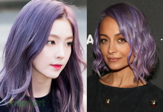 Tóc tím violet là màu tóc đang được ưa chuộng hiện nay