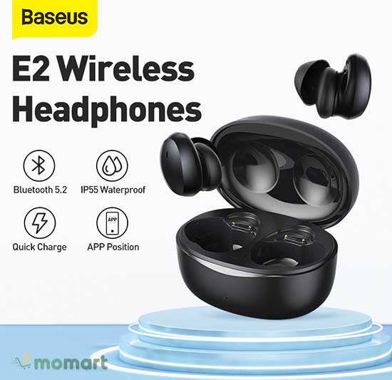 Tai nghe Baseus True Wireless Earphones Bowie E2 đến từ thương hiệu uy tín