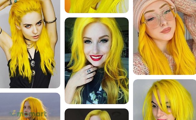 Tổng hợp các kiểu tóc màu vàng chanh đẹp thời thượng nhất năm nay