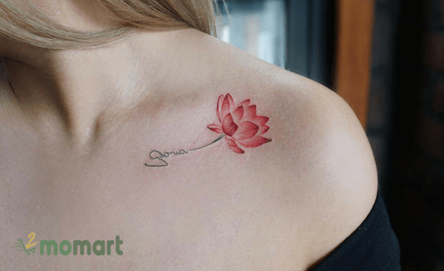 Tattoo Mini  Hình xăm hoa sen  bùa thái  Facebook
