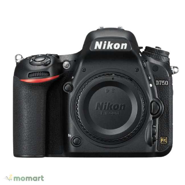 Máy ảnh Nikon D750 chụp trực diện