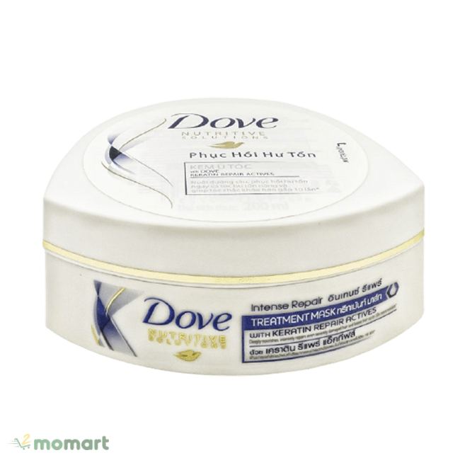 Thiết kế của kem ủ tóc Dove