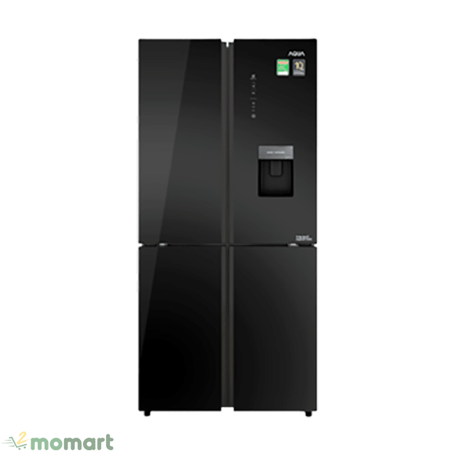 Tủ Lạnh Aqua AQR-IGW525EM(GB) chụp trực diện