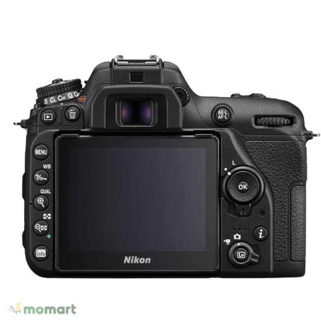 Máy ảnh Nikon D7500 chụp phía sau