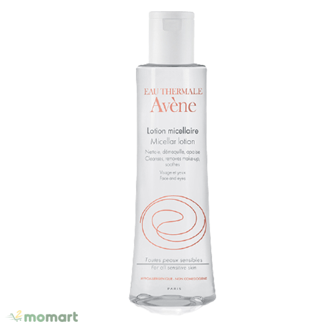 Avene Micellar Lotion Cleanser and Makeup Remover dung tích nhỏ