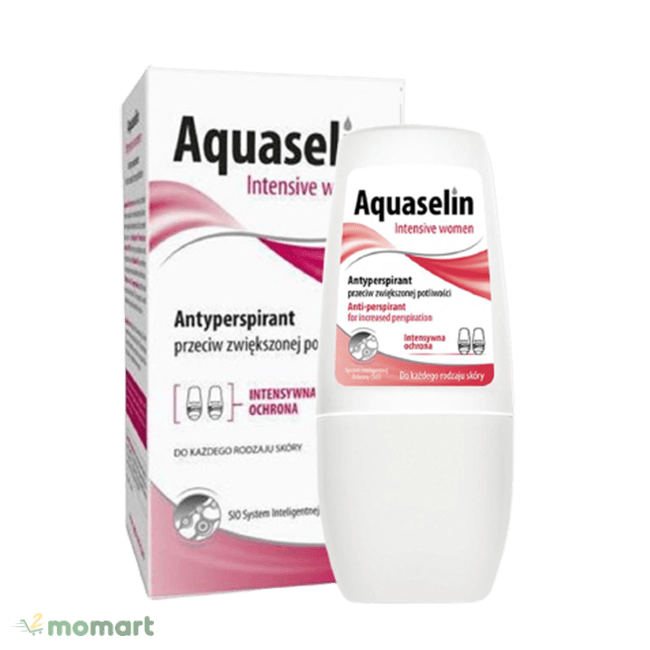 Thiết kế của Lăn Khử Mùi Aquaselin Intensive