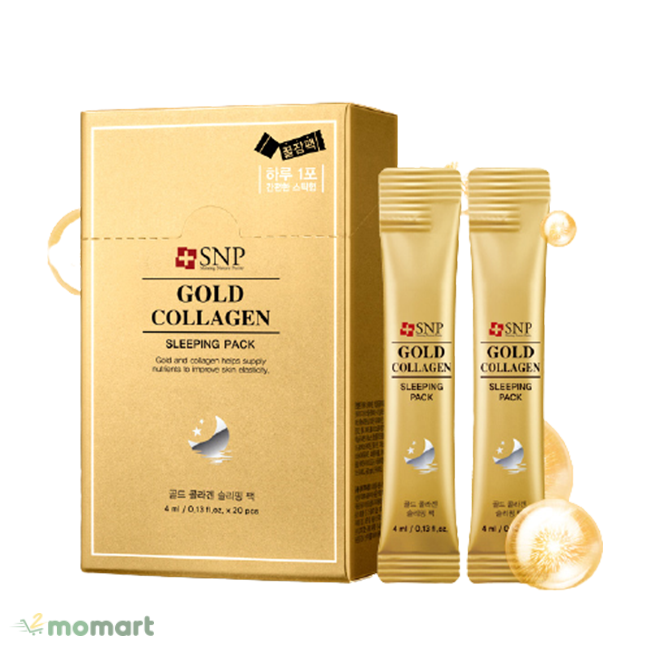 Mặt nạ ngủ SNP Gold Collagen Sleeping Pack cao cấp đáng tin cậy
