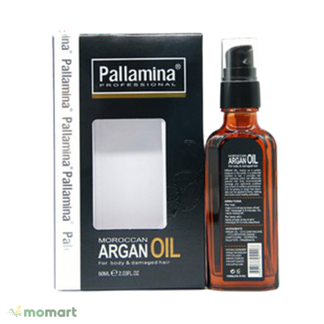 Pallamina Moroccan Argan Oil thiết kế bắt mắt tinh tế