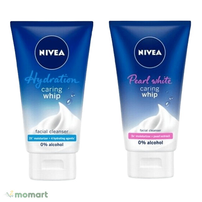 Sữa rửa mặt Nivea Caring Whip