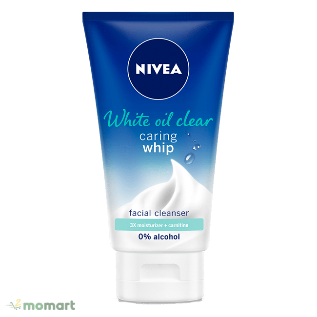 Sữa rửa mặt Nivea Caring Whip