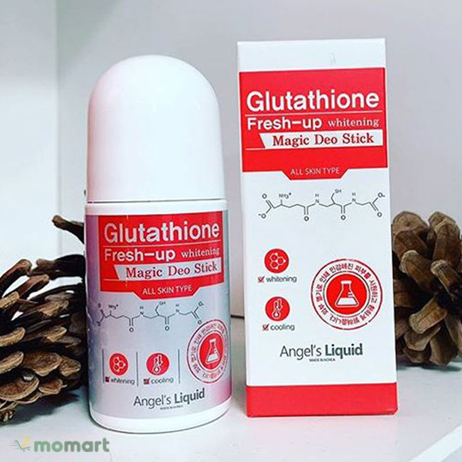 Lăn Khử Mùi Angel’s Liquid Glutathione Fresh-up Whitening giúp trị thâm