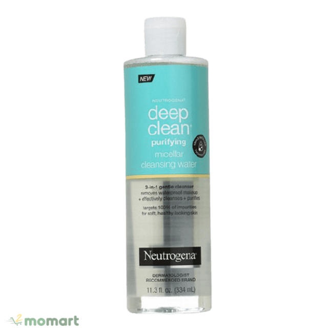 Thiết kế của nước tẩy trang Neutrogena Deep Clean