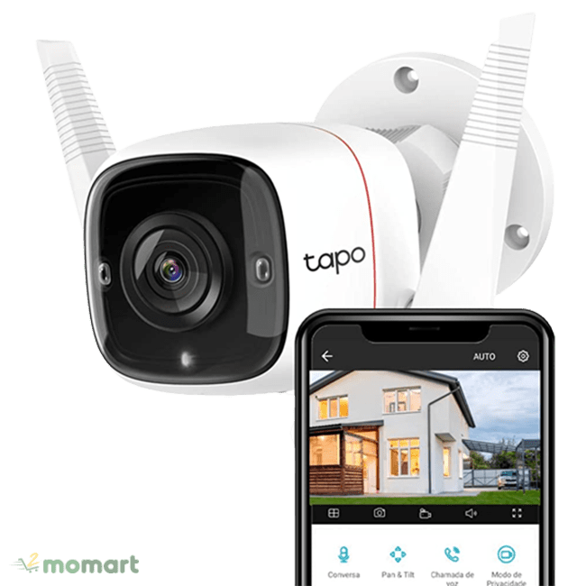 Camera Tapo C310 có thể theo dõi từ xa thông qua điện thoại