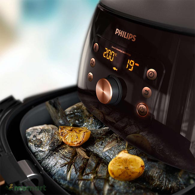 Nồi chiên không dầu Philips HD9860/90 đa năng trong nấu nướng