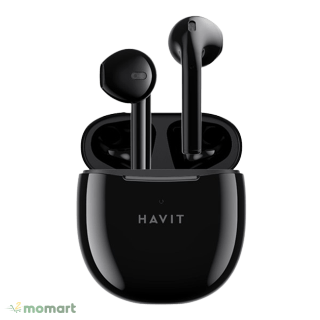 Tai nghe không dây Havit TW932 có màu đen huyền bí và cá tính