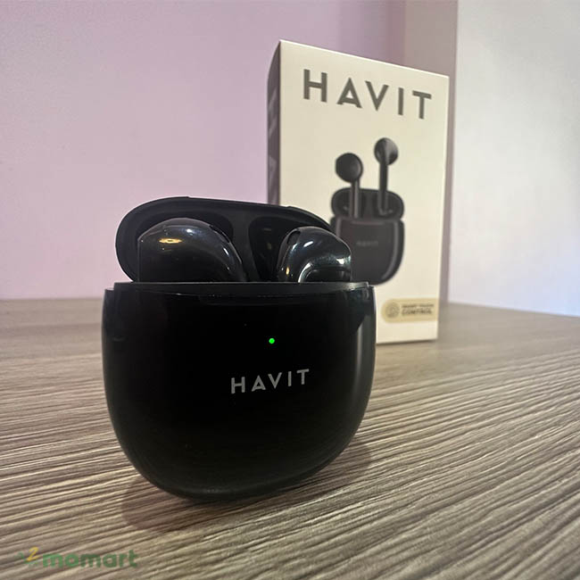 Kích cỡ của tai nghe không dây Havit TW932 chính hãng