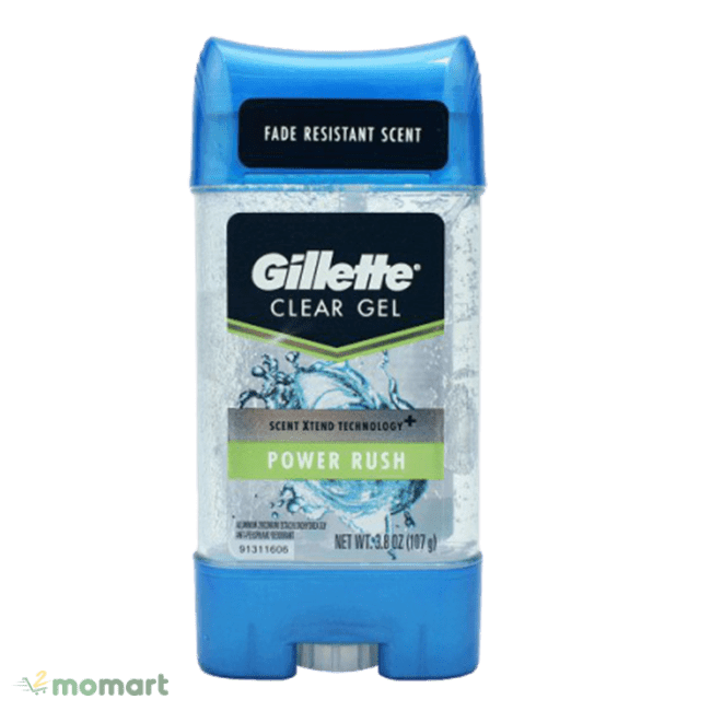 Sản phẩm Gillette Clear Gel Power Rush