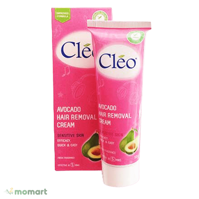 Kem tẩy lông Cleo Bơ cho da nhạy cảm