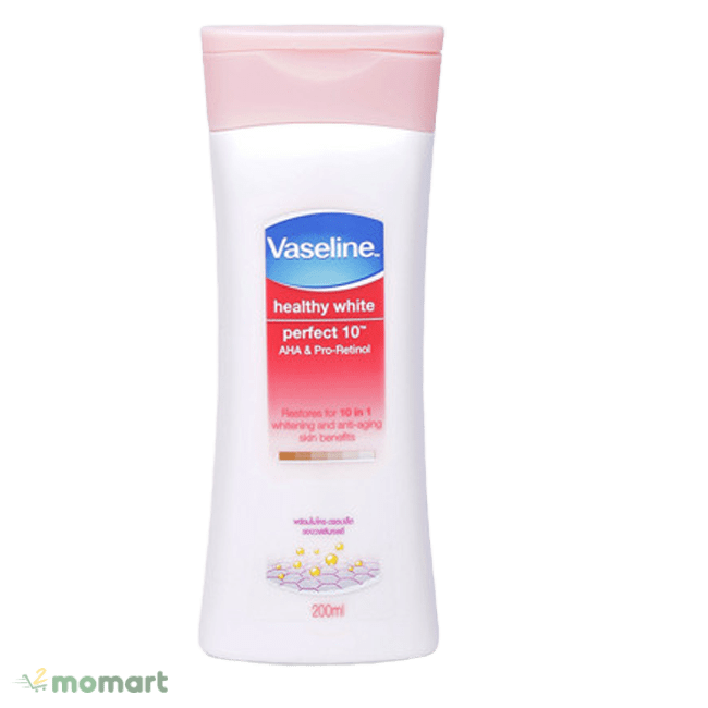 Vaseline Healthy White Perfect 10 cung cấp độ ẩm