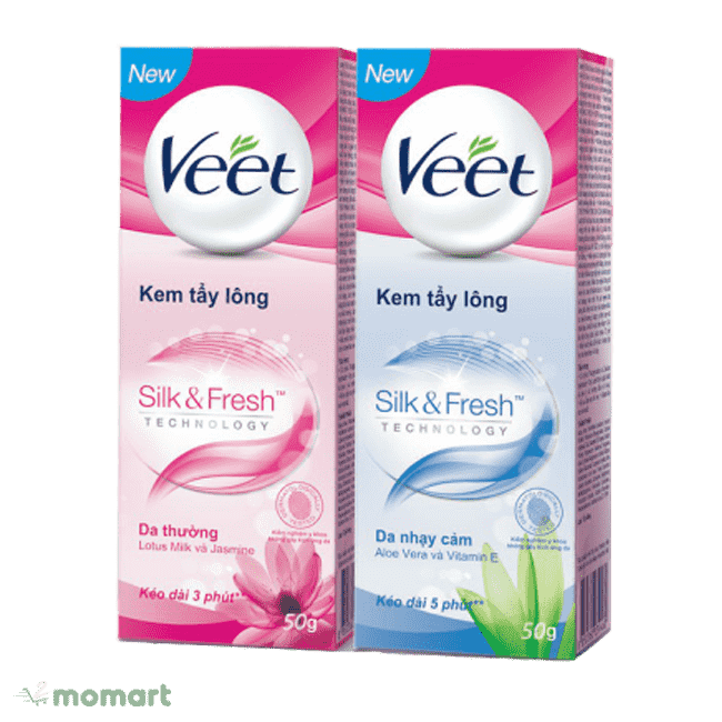 Veet Silk & Fresh an toàn cho da