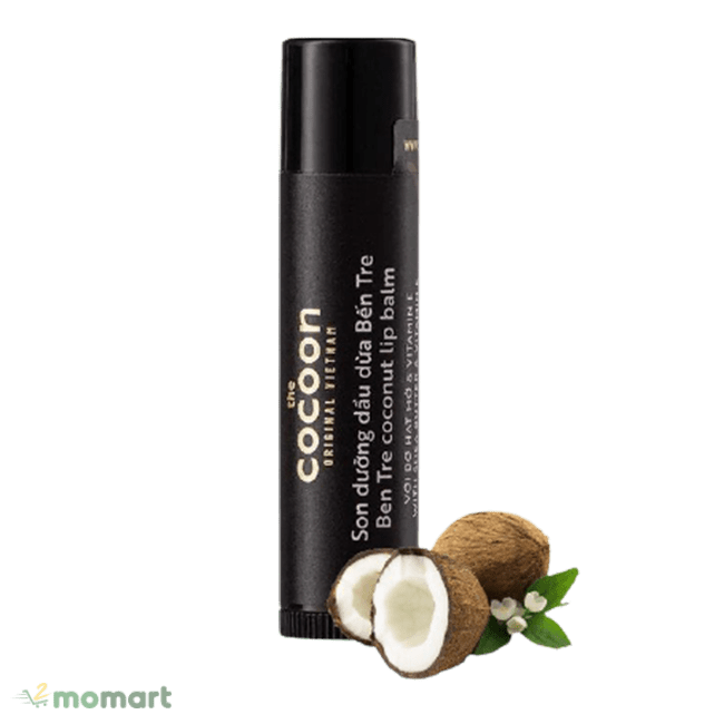 Thiết kế của son dưỡng môi dầu dừa Cocoon
