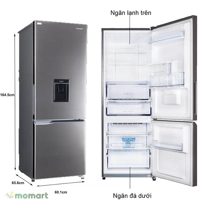 Tủ lạnh Panasonic NR-BV320WSVN cao cấp - chính hãng