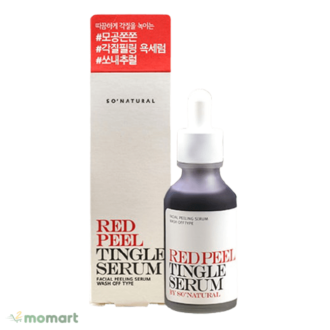 Bao bì của Red Peel Tingle Serum