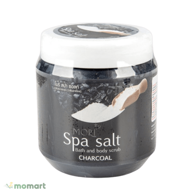 Mori spa salt muối than đen
