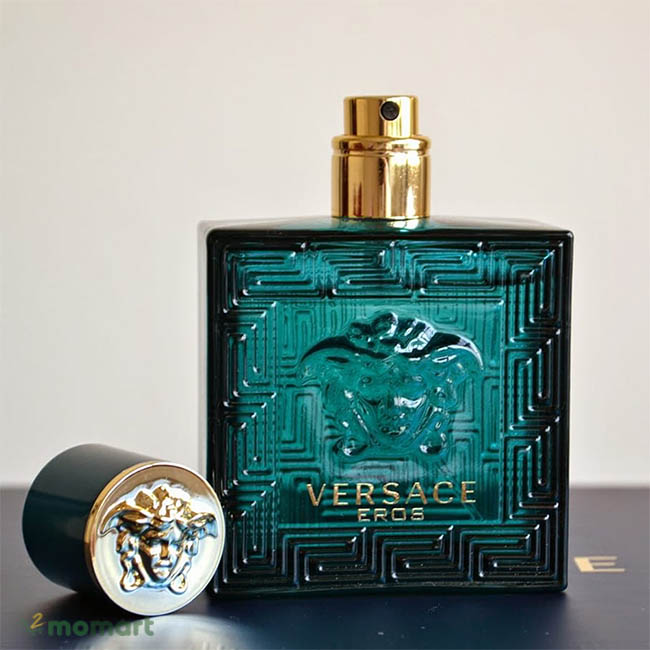 Nắp của Versace Eros xanh