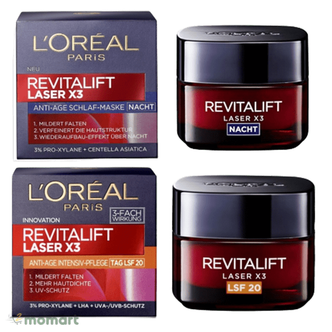 Các phiên bản L’Oréal Revitalift Laser X3