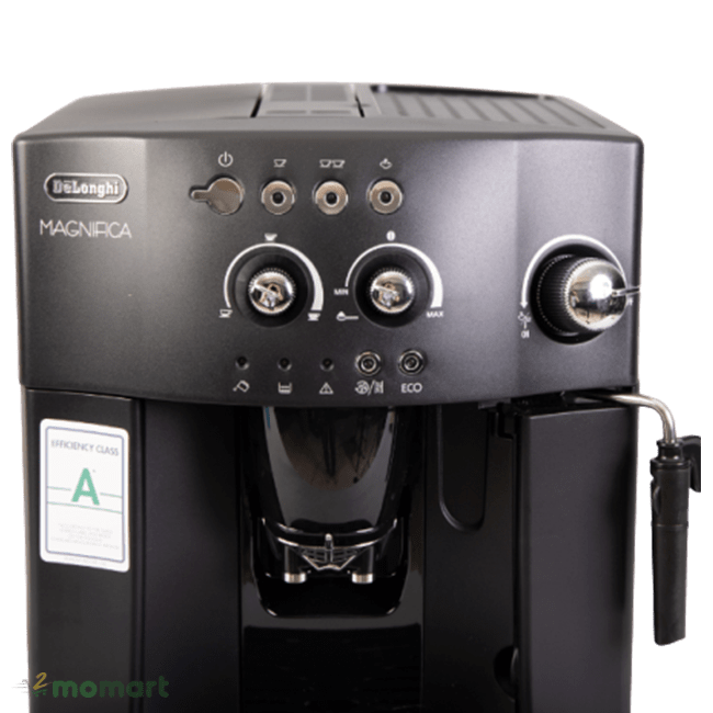 Máy pha cà phê tự động Delonghi Esam4000.B chụp cận